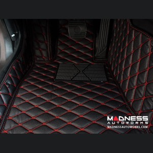 Jeep Renegade Floor Liner Set - Black w/ Red Stitching